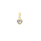 18 Karat Herzanhänger in Gold